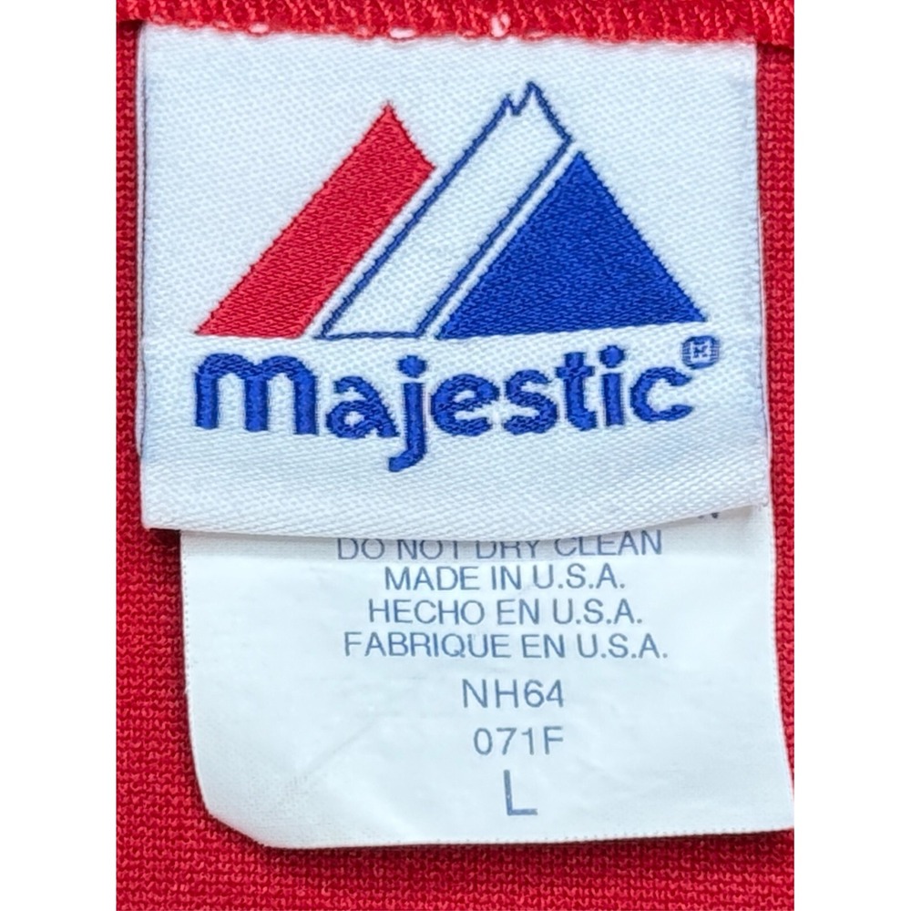 Majestic Vintage NHL Chicago Blackhawks‎ Baseball Jersey Size Large - Picture 4 of 7